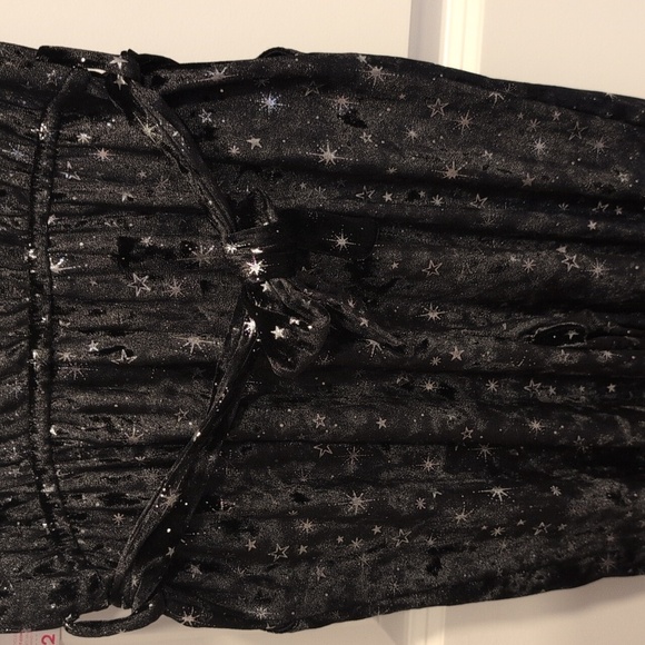 Justice Black One Shoulder Jumpsuit Girls Size 10 - Picture 5 of 8